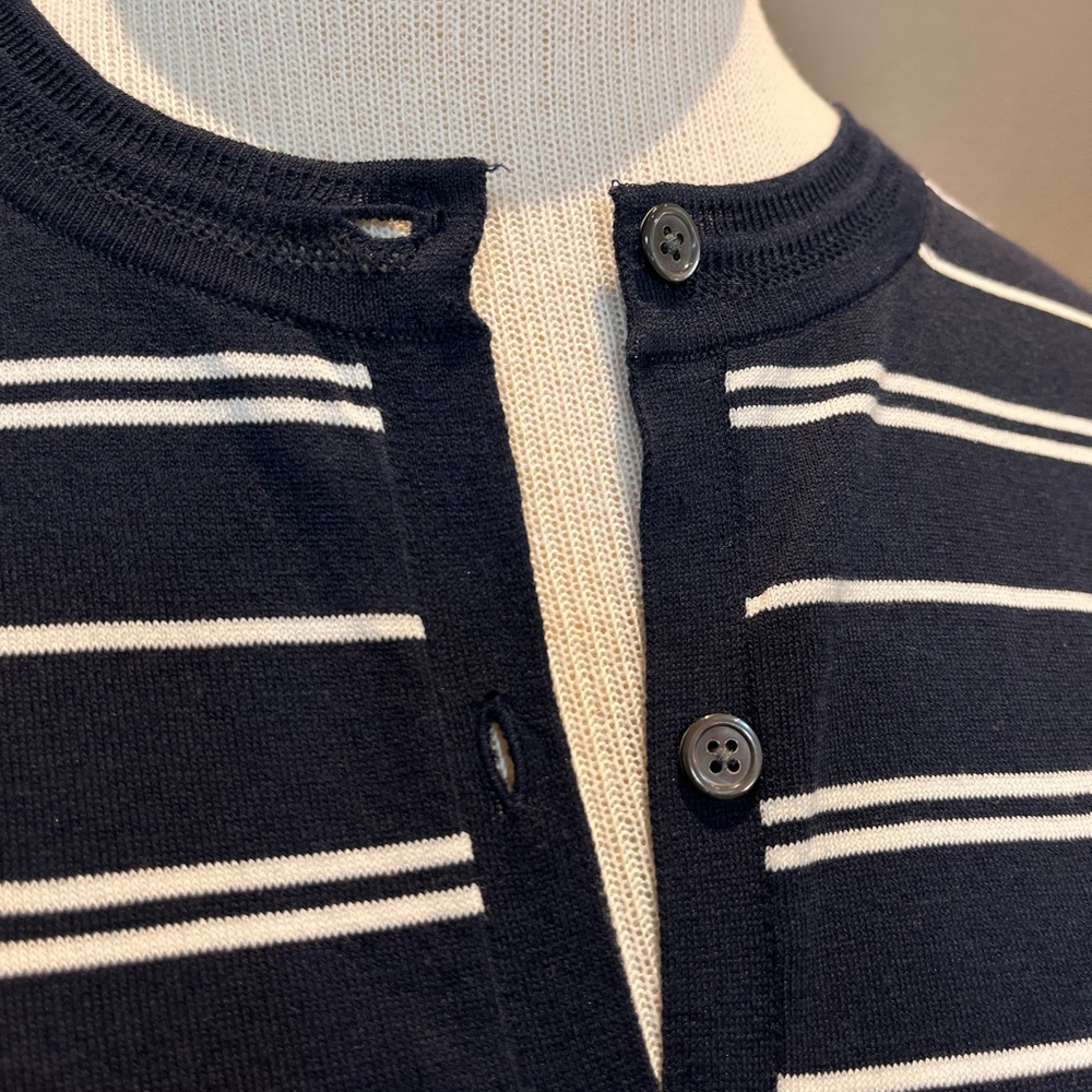 Banana Republic Stretch Cotton Cardigan NWT Size M